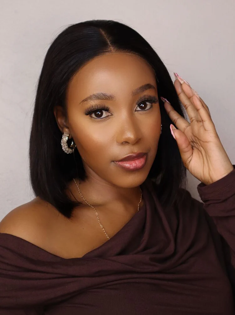 Peruvian 6x4 Pre Cut Straight Lace Wig 12 Inch